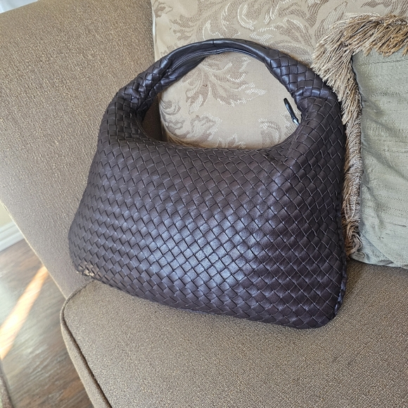 Bottega Veneta Nappa Intrecciato  Veneta Hobo Bag Brown - Picture 3 of 16